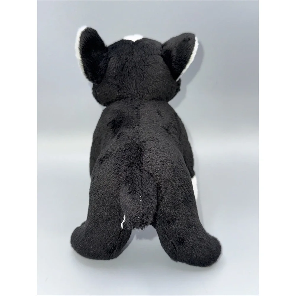 Battat Our Generation Black & White Pug Dog 7in Plush Stuffed Animal Toy